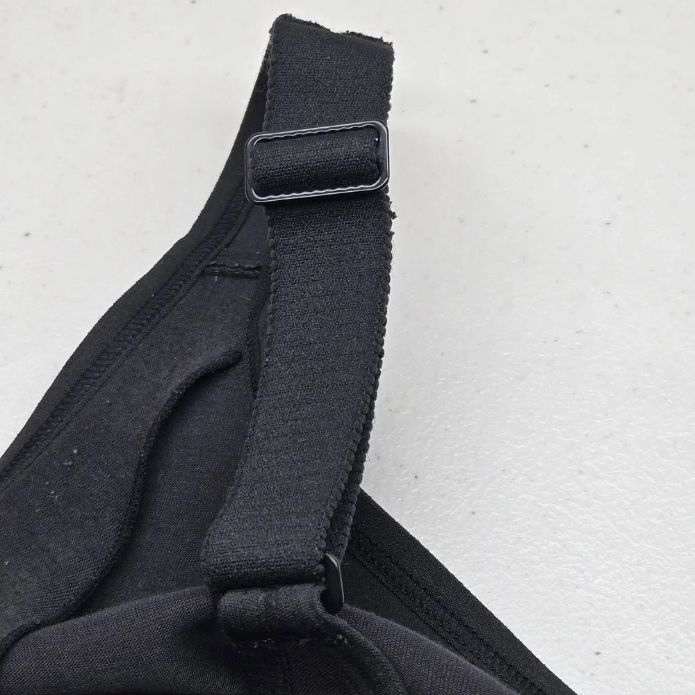 Cacique Women Bra 54D Black T Shirt Wireless Strap Adjustable
